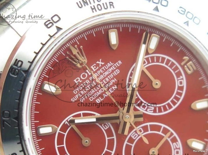 MiroTime 0116 Daytona 116520 SS UBF Best Edition Red Stick Markers Dial on SS Bracelet A Reliable 2951